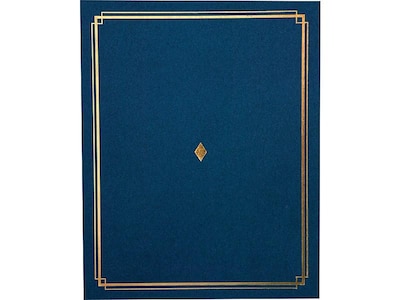 Gartner Studios Certificate Holders, Blue/Gold, 6/Pack (35005)