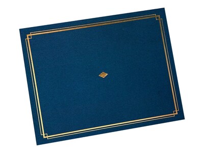 Gartner Studios Certificate Holders, Blue/Gold, 6/Pack (35005)