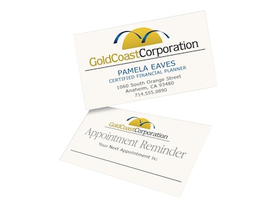 Avery Clean Edge Business Cards, 2 x 3 1/2, Matte Ivory, 200 Per Pack (5876)