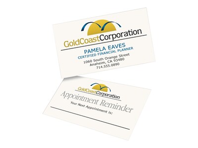 Avery Clean Edge Business Cards, 2" x 3 1/2", Matte Ivory, 200 Per Pack (5876)