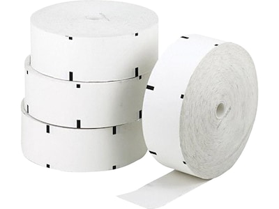 Staples® Thermal Cash Register/POS Rolls, 1-Ply, 3 1/8 x 2500, 4/Carton (18330-CC)