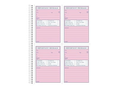 TOPS Message Pad, 8.25" x 11", White, 50 Sheets/Pad (4009)