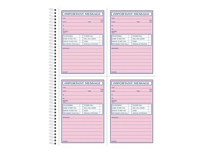 TOPS Message Pad, 8.25 x 11, White, 50 Sheets/Pad (4009)