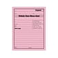 Adams While You Were Out Message Pads, 4.25" x 5.5", Pink, 50 Sheets/Pad, 12 Pads/Pack (9711D)