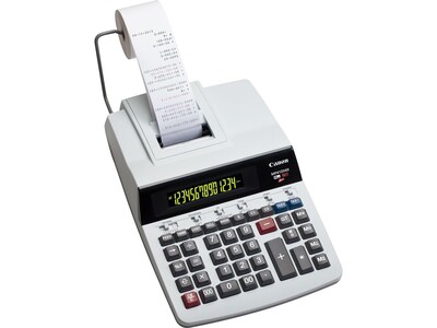 Canon MP41DHIII GB 8709B001AA 14-Digit Desktop Printing Calculator, White