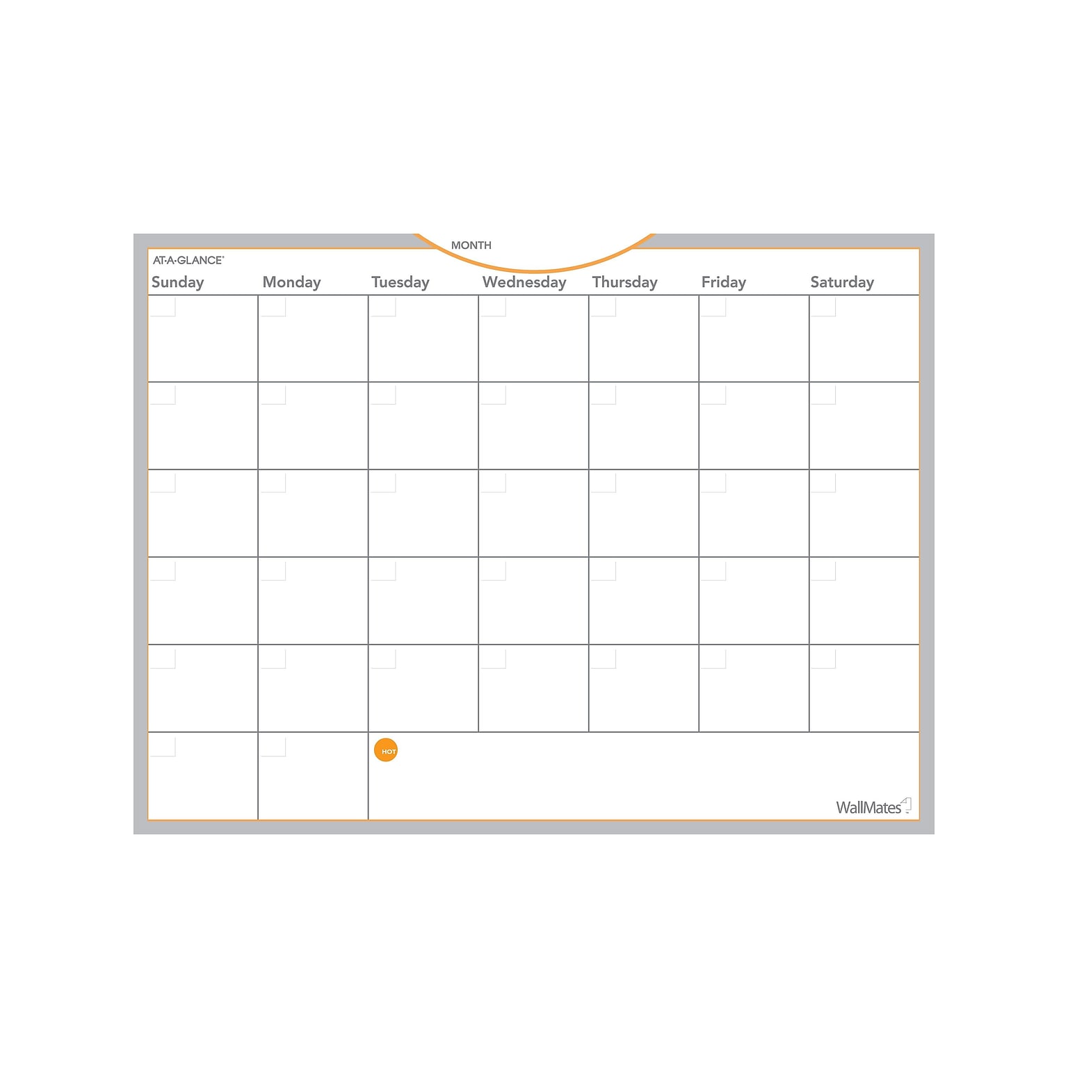 AT-A-GLANCE WallMates Dry-Erase Calendar Whiteboard, 24 x 18 (AW5020-28)