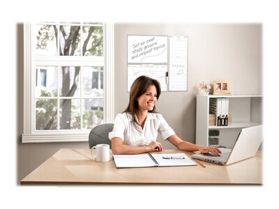 AT-A-GLANCE WallMates Dry-Erase Calendar Whiteboard, 24" x 18" (AW5020-28)