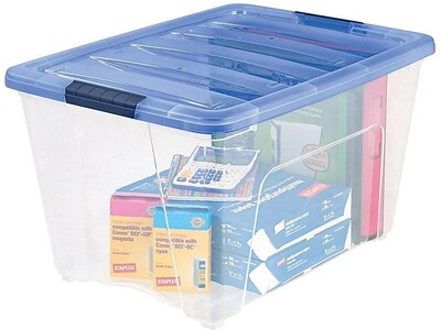 IRIS 44 Quart WeatherPro Storage Bin, 4-pack