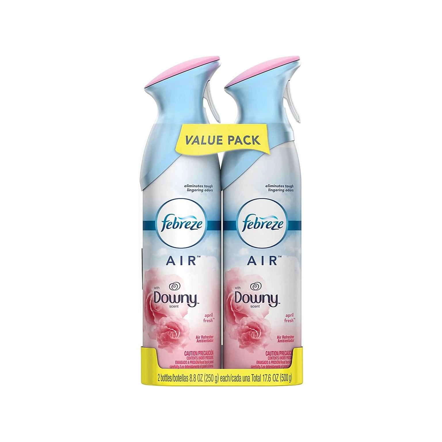 Febreze Odor-Eliminating Air Freshener with Downy April Fresh Scent, 2 count, 8.8 oz each (97812)