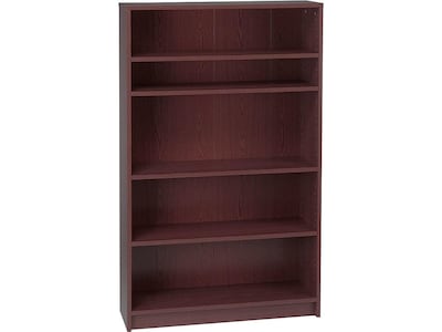 HON 1870 Series 5-Shelf Standard Bookcase, Mahogany (H1875.N)