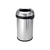simplehuman Indoor Trash Can with Lid, Brushed Stainless Steel, 21 Gal. (CW1469)