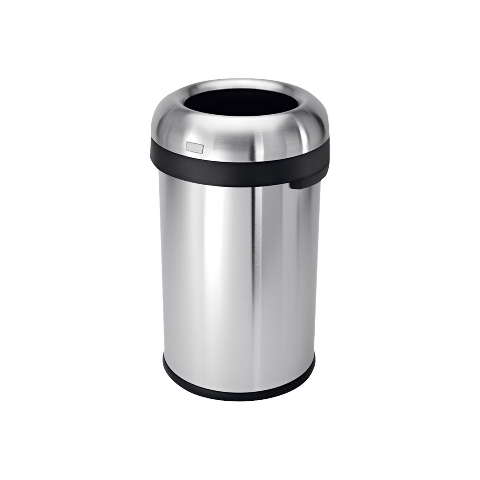 simplehuman Indoor Trash Can with Lid, Brushed Stainless Steel, 21 Gallon (CW1469)