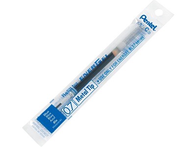 Pentel EnerGel Gel-Ink Pen Refill, Medium Tip, Blue Ink, Each (LR7-C)