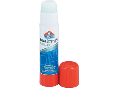 Elmer's Extra Strength Glue Sticks, 0.28 oz., White, 24/Pack (E554)
