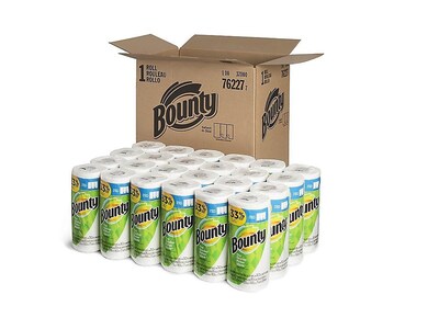 Bounty Select-A-Size Kitchen Rolls Paper Towels, 2-Ply, 74 Sheets/Roll, 24 Rolls/Carton (76227)