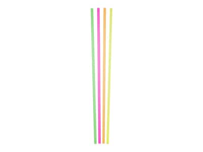 Berkley Square Neon Assorted Colors  Stirrer Straws, 1000/Pack (1241202)