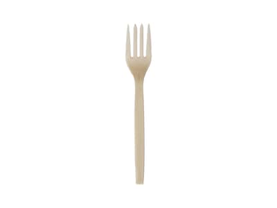 Eco-Products PSM Plant Starch Fork, Cream, 1000/Carton (EP-S002)