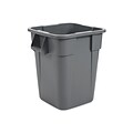 Rubbermaid Brute Indoor Trash Can, Gray Plastic, 40 Gal. (FG353600GRAY)