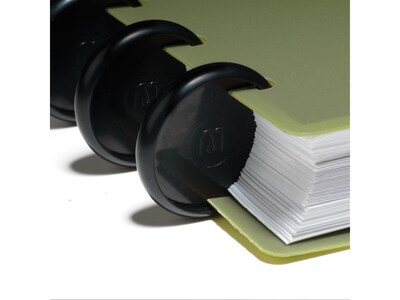 Staples Customizable Notebook Accessories, 60 Sheets, Black, 12/Pack (20773)