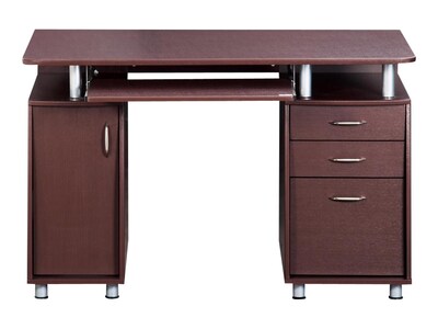 Techni Mobili 47 W Computer Desk Chocolate Rta 4985 Ch36