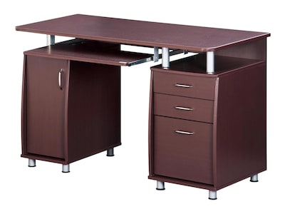 Techni Mobili 47W Computer Desk, Chocolate (RTA-4985-CH36)