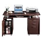 Techni Mobili 47"W Computer Desk, Chocolate (RTA-4985-CH36)