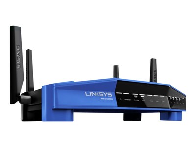 Linksys WRT3200ACM-RM2 Dual Band Wireless and Ethernet Router, Black/Blue