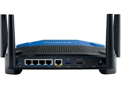 Linksys WRT3200ACM-RM2 Dual Band Wireless and Ethernet Router, Black/Blue