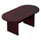 Offices To Go Superior 71''W Racetrack Conference Table, Mahogany (SL7136RS-AML)