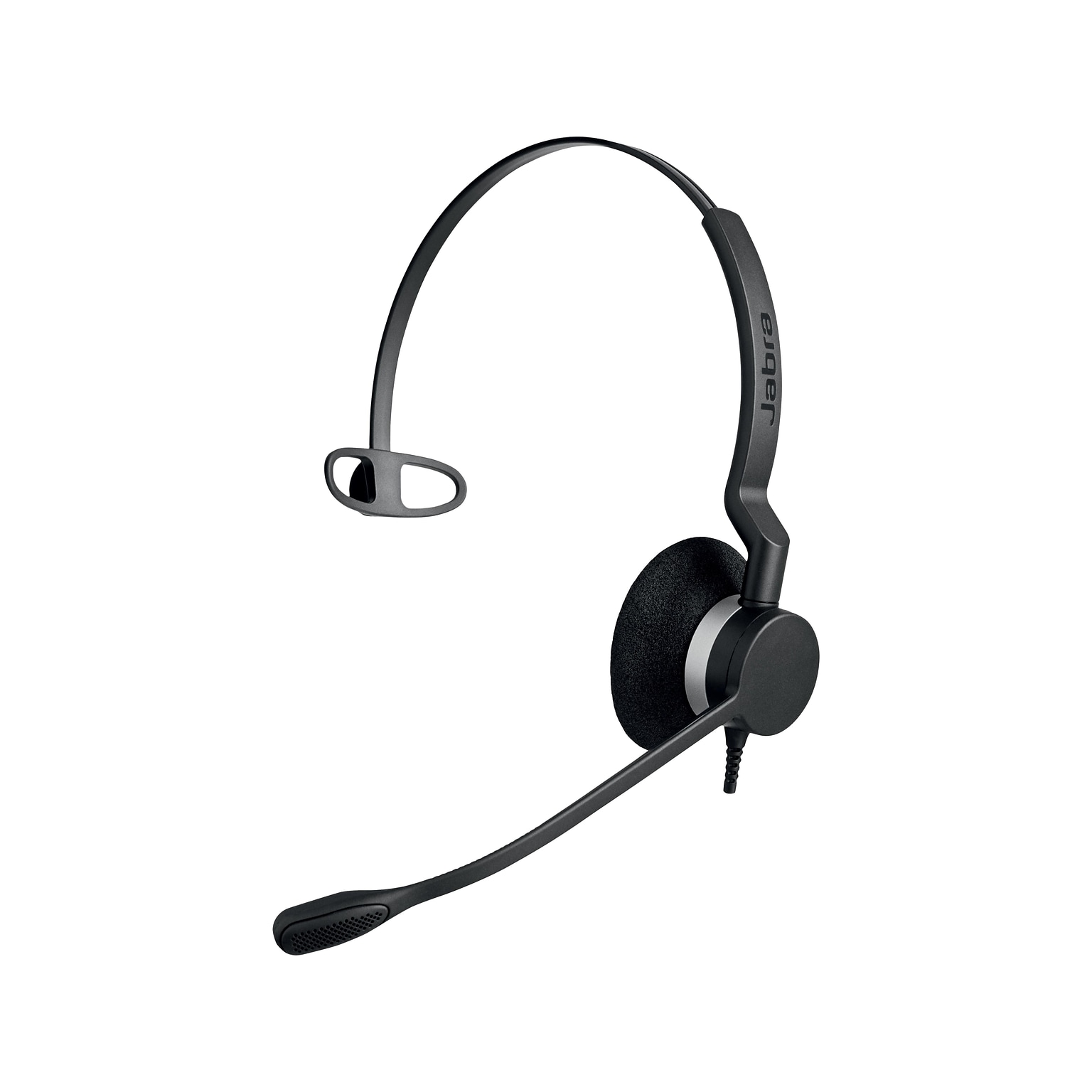 jabra BIZ 2300 QD Mono Noise-Canceling Phone Headset, Over-the-Head, Black (2303-820-105)