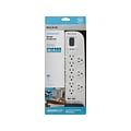 Belkin 12 Outlets Surge Protector, 6 Cord, White (BV112050-06)