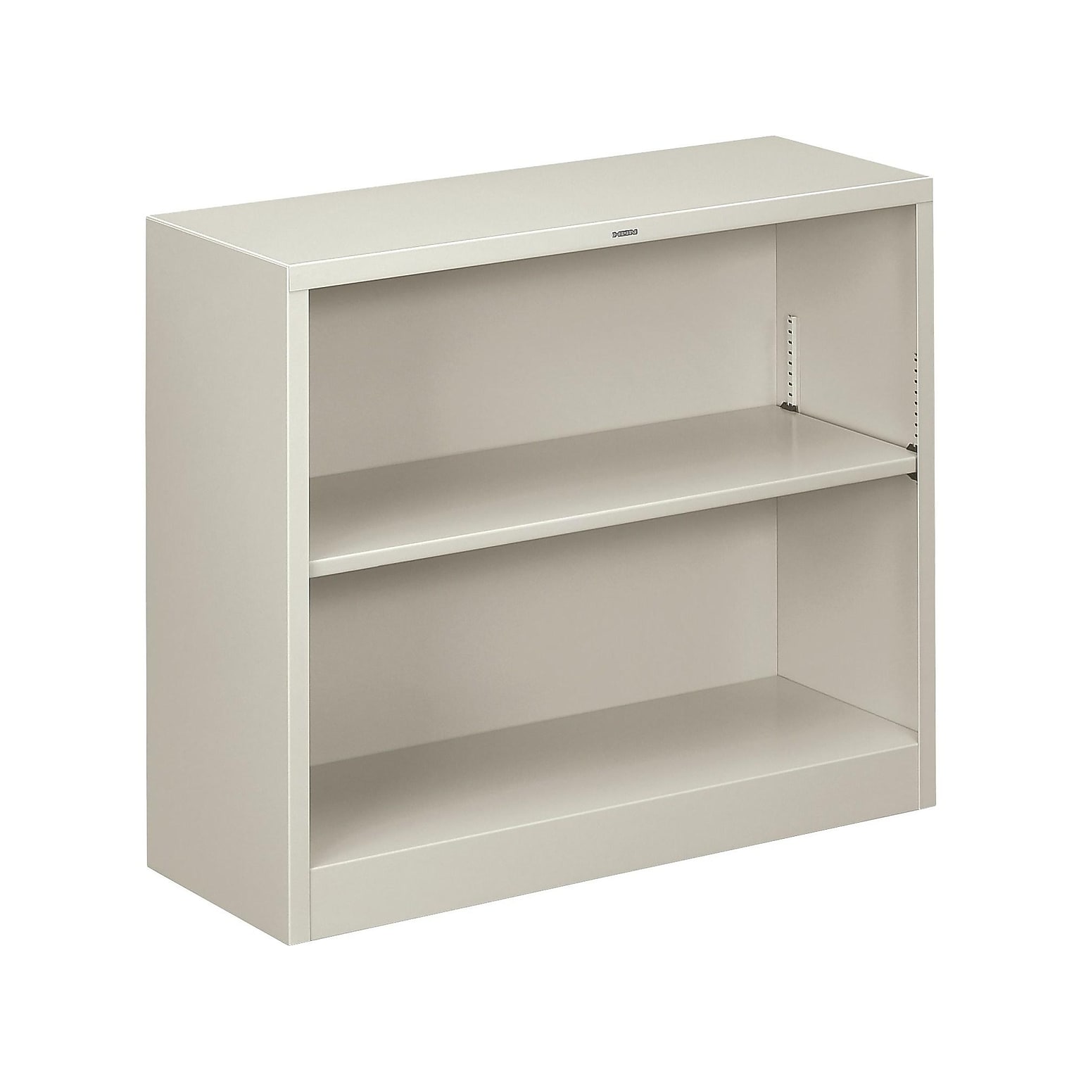 HON Brigade 2-Shelf Standard Bookcase, Light gray (HONS30ABCQ)