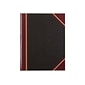 Rediform Texhide Record Book, 7 7/8" x 10", Black, 75 Sheets/Book (56211)