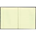 Rediform Texhide Record Book, 7 7/8 x 10, Black, 75 Sheets/Book (56211)