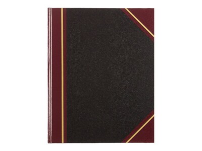 Rediform Texhide Record Book, 7 7/8" x 10", Black, 150 Sheets/Book (56231)