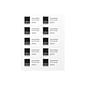 Avery Clean Edge Business Cards, 3.5" x 2", Uncoated, White, 1000/Pack (5874)
