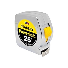 Stanley PowerLock 25 Tape Measure, Mylar-coated (33-425)