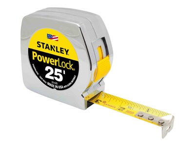 Stanley PowerLock 25' Tape Measure, Mylar-coated (33-425)