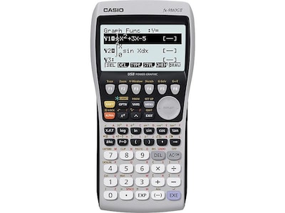 Casio FX-9860GII 10-Digit Graphing Calculator, Gray