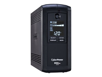 CyberPower Intelligent LCD UPS, Black (CP850AVRLCD)