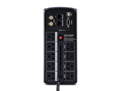 CyberPower Intelligent LCD UPS, Black (CP850AVRLCD)