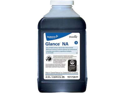 Glance NA Multipurpose Cleaner for Diversey J-Fill, 2.5 L / 2.64 U.S. Qt., 2/Carton (93172641)