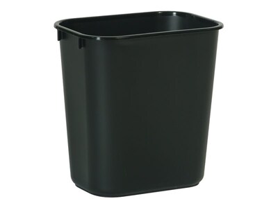 Rubbermaid Indoor Trash Can, Black Plastic, 3.25 Gal. (FG295500BLA)