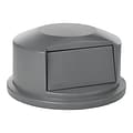 Rubbermaid BRUTE Outdoor Lid, Gray Polyethylene, 44 Gal. (FG264788GRAY)