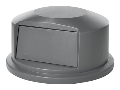 Rubbermaid BRUTE Outdoor Lid, Gray Polyethylene, 44 Gal. (FG264788GRAY)