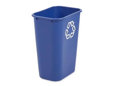 Rubbermaid Commercial Products Plastic Container, 10.25 Gal., Blue (FG295773BLUE)