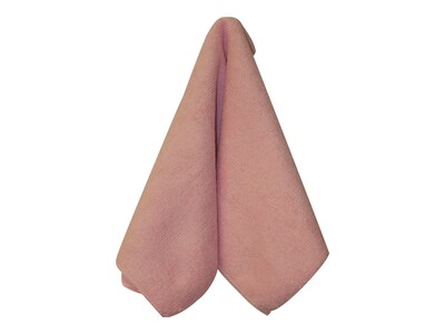Impact Premium Weight Microfiber Dry Cloths, Pink, 12/Pack (LFK400)
