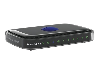 NETGEAR WNDR3400-100NAS Dual Band Wireless and Ethernet Router, Black/Silver