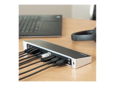 StarTech Universal 4K USB-C Docking Station (DK30CH2DPPD)
