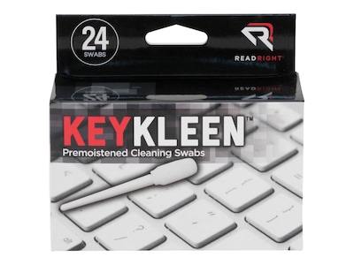 Read Right KeyKleen Keyboard Swabs, 24/Box (RR1243)